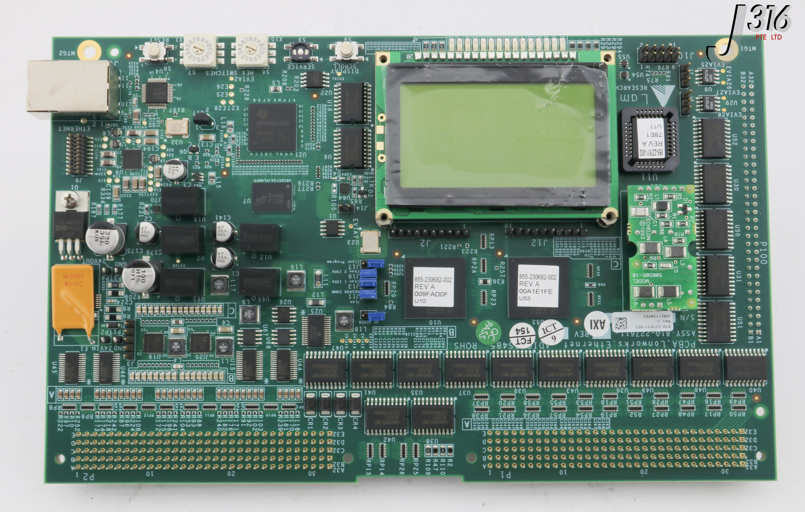 タケ 27672 LAM RESEARCH PCB, JTS CORONUS D GASBOX CONN BD 810-073479